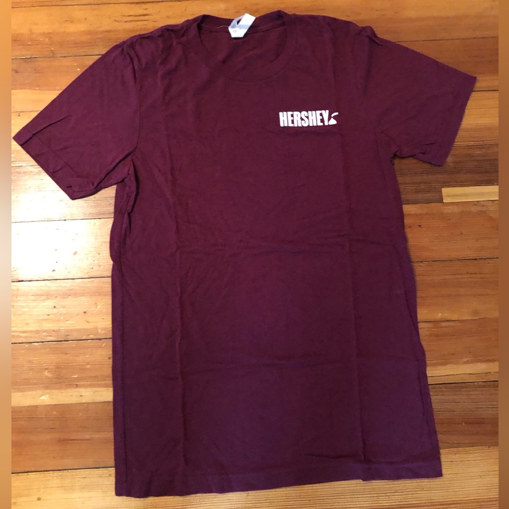 Bella Canvas Burgundy Tee with Hershey Logo